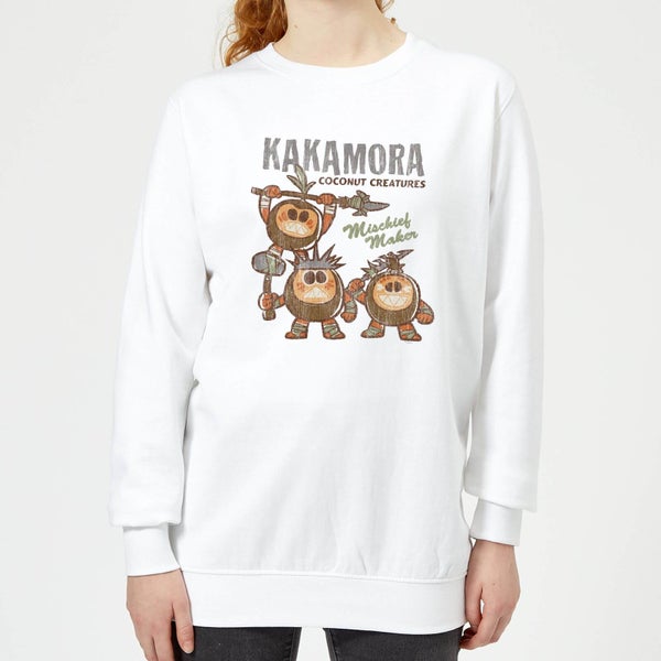Moana Kakamora Mischief Maker Women's Sweatshirt - White
