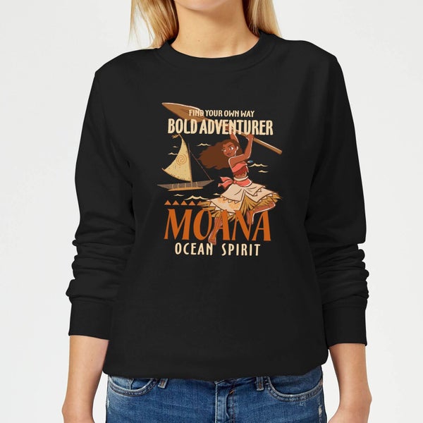 Vaiana (Moana) Find Your Own Way Damen Pullover - Schwarz