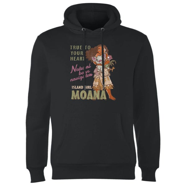 Moana Natural Born Navigator Hoodie - Black