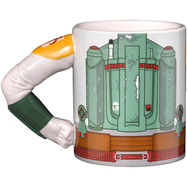 Meta Merch Star Wars Boba Fett Tasse mit Henkel in Armform