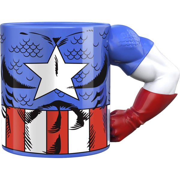 Meta Merch Marvel Captain America Tasse mit Arm