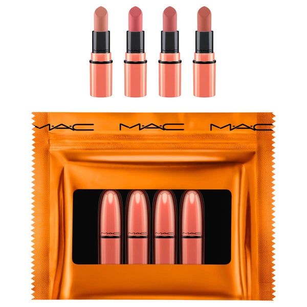 MAC Shiny Pretty Things Party Favours Mini Lipsticks - Nudes (Worth £40)