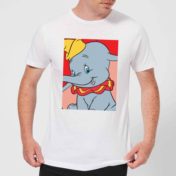 T-Shirt Homme Portrait Dumbo Disney - Blanc