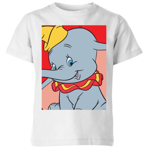 T-Shirt Enfant Portrait Dumbo Disney - Blanc
