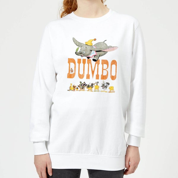 Sweat Femme Le Seul et l'Unique Dumbo Disney - Blanc