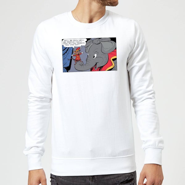 Dumbo Rich and Famous Sweatshirt - White