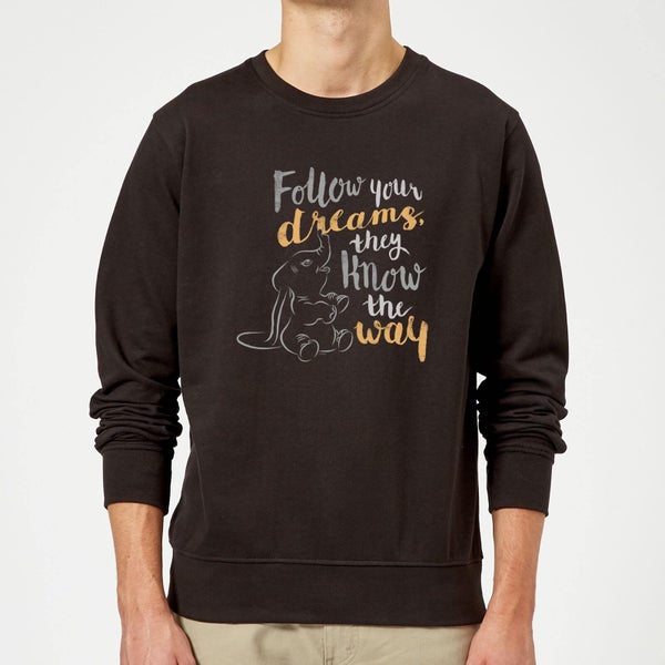 Dumbo Follow Your Dreams Sweatshirt - Black