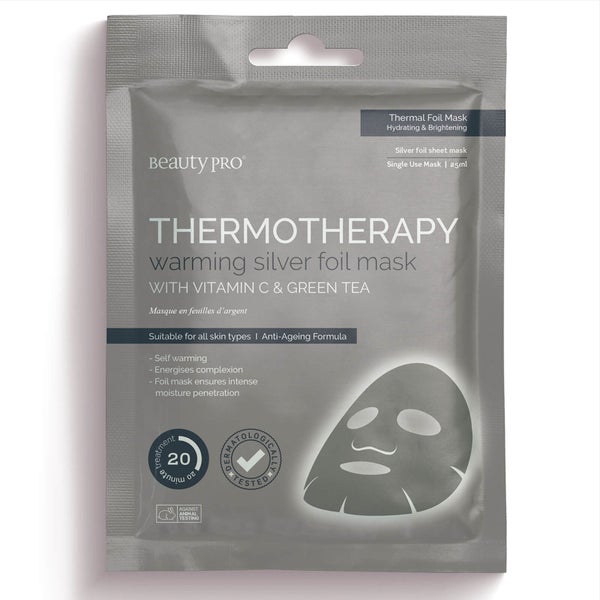 BeautyPro THERMOTHERAPY Warming Silver Foil Mask -folionaamio 30g
