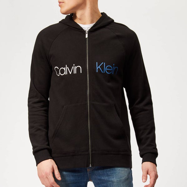 Calvin Klein Men's Full Zip Hoodie - Black