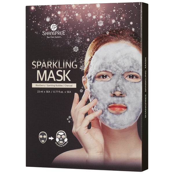 SHANGPREE Sparkling Mask 23 ml (sett med fem)