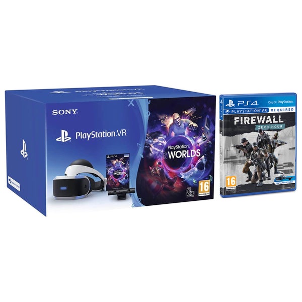 Sony Playstation VR Starter Kit Including Playstation Worlds & Firewall Zero Hour