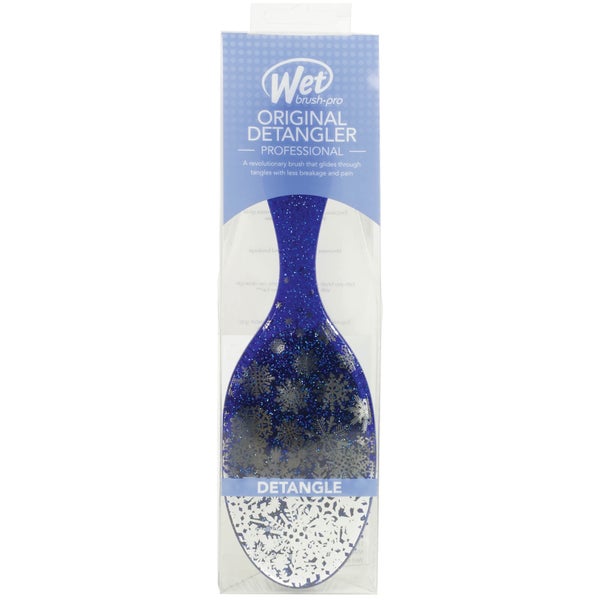 WetBrush Holiday Glamour Hair Brush - Blue Snowflake