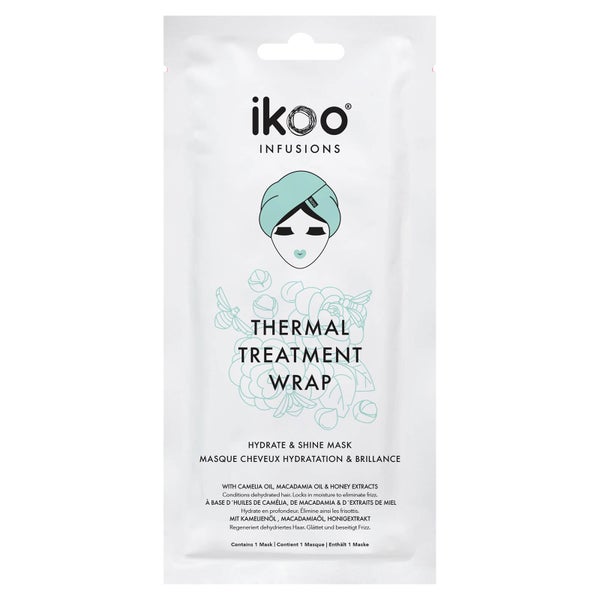 ikoo Infusions Thermal Treatment Hair Wrap Hydrate and Shine Mask(아이쿠 인퓨전 서말 트리트먼트 헤어 랩 하이드레이트 앤 샤인 마스크 35g)