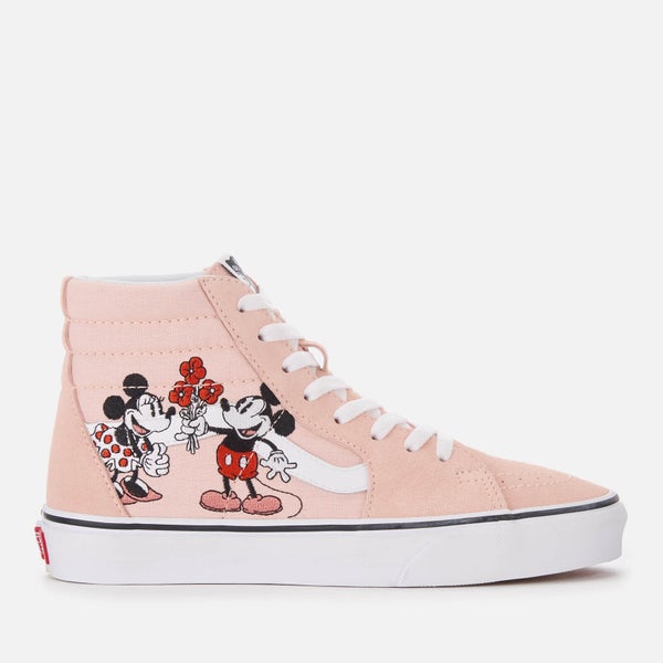 Vans Women's Disney Mickey & Minnie Sk8-Hi Top Trainers - Pink