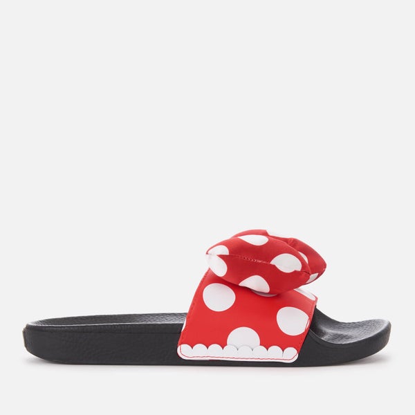 Vans Women's Disney Minnie's Bow Slide Sandals - True White