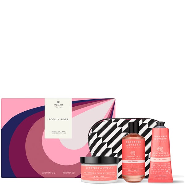 Crabtree & Evelyn 'Rock 'n' Rose' Rosewater and Pink Peppercorn Rituals Shower Gel (Worth £62.00)