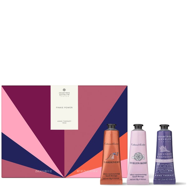 Crabtree & Evelyn 'Pinkie Power' Hand Therapy Trio (Worth £24.00)