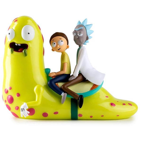 Figurine Kidrobot Rick et Morty Escalier Glissant Glissant 18cm Adult Swim