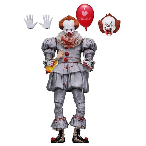 NECA IT Ultimate Pennywise "I Heart Derry" Action Figure