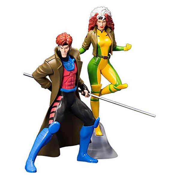 Marvel Universe X-Men 1992 Gambit and Rogue ARTFX+ Statues