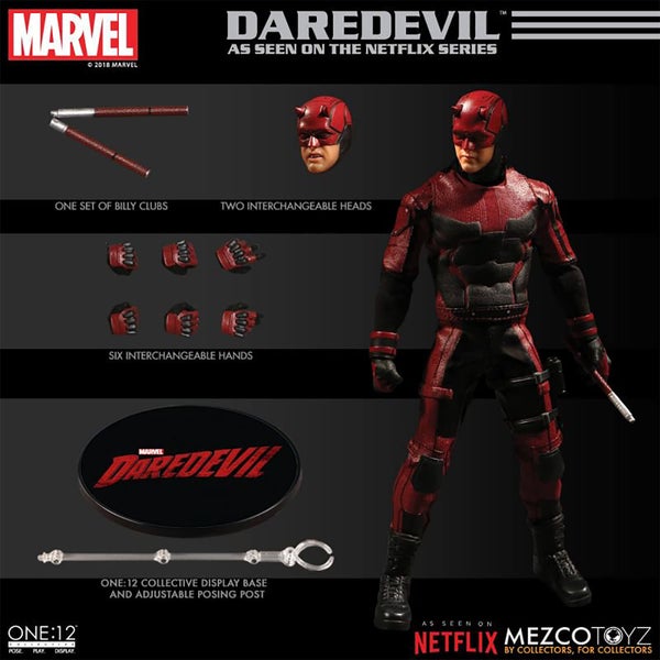 Mezco One:12 Collective Marvel Comics Daredevil Figure