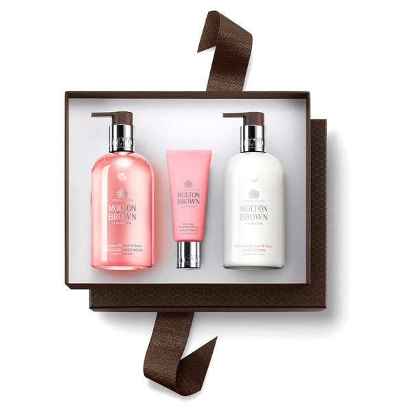 Molton Brown Delicious Rhubarb & Rose Hand Gift Set (Worth £52)