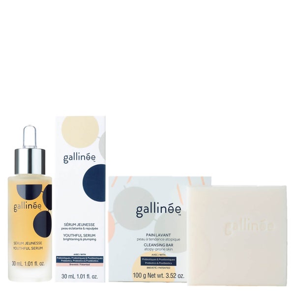 Gallinée Bundle Serum + Cleansing Bar (Worth £54.80)