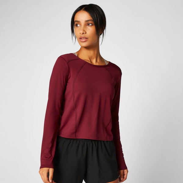 Dry-Tech Long-Sleeve Top - Oxblood