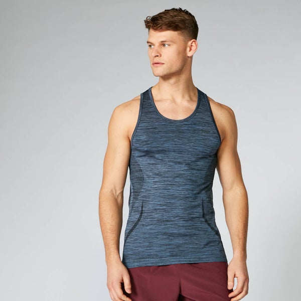 Seamless Tank Top - Dark Indigo - S