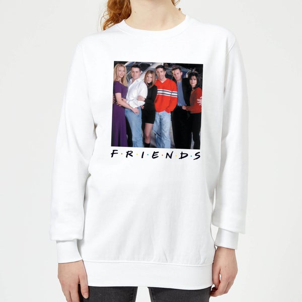 Friends Cast Pose Women's Sweatshirt - White