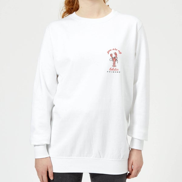 Friends You Are My Lobster Damen Pullover - Weiß