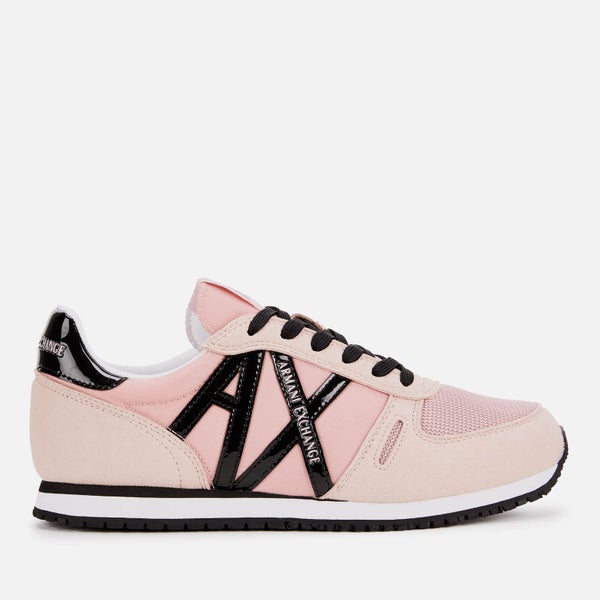 Armani Exchange Women's AX Logo Runner Style Trainers - Under the Skin
