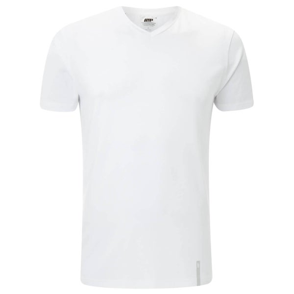 Myprotein Luxe Classic V-Neck T-Shirt - White