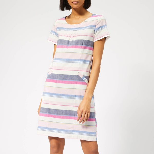 Joules Women's Henrietta Linen Shift Dress - Blue Stripe