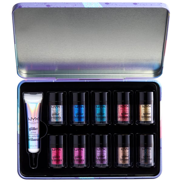 NYX Professional Makeup Sugar Trip Glitter Vault (Worth £68.00)