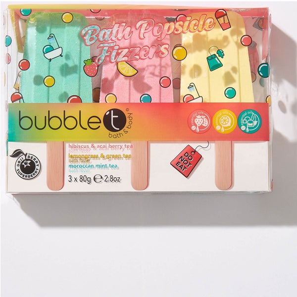 Bubble T Bath Fizzer Lollipops (3 x 80g)