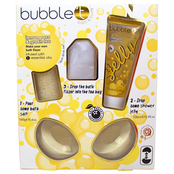 Bubble T Make Your Own Bath Bomb Lemongrass & Green Tea (733g)