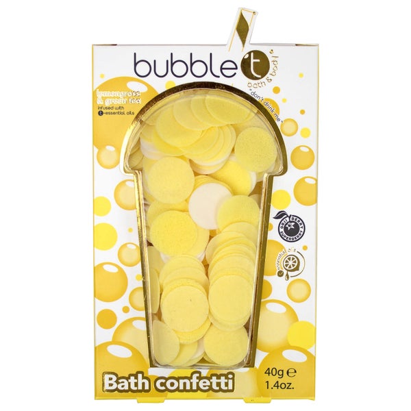 Bubble T Bath Confetti Lemongrass & Green Tea 40g