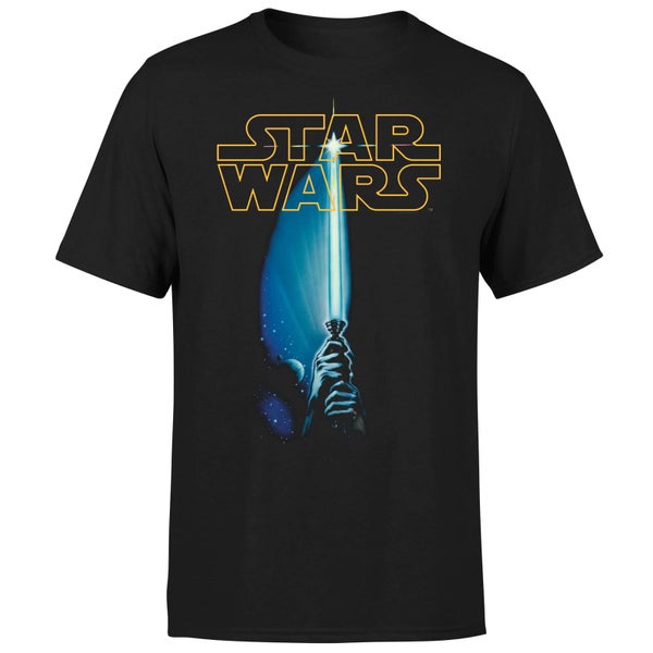 T-Shirt Homme Sabre Laser Star Wars Classic - Noir