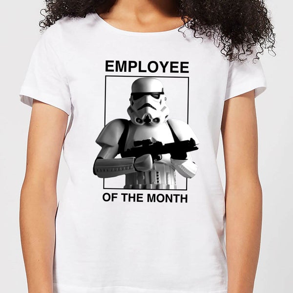 T-Shirt Femme Employé du Mois Star Wars Classic - Blanc