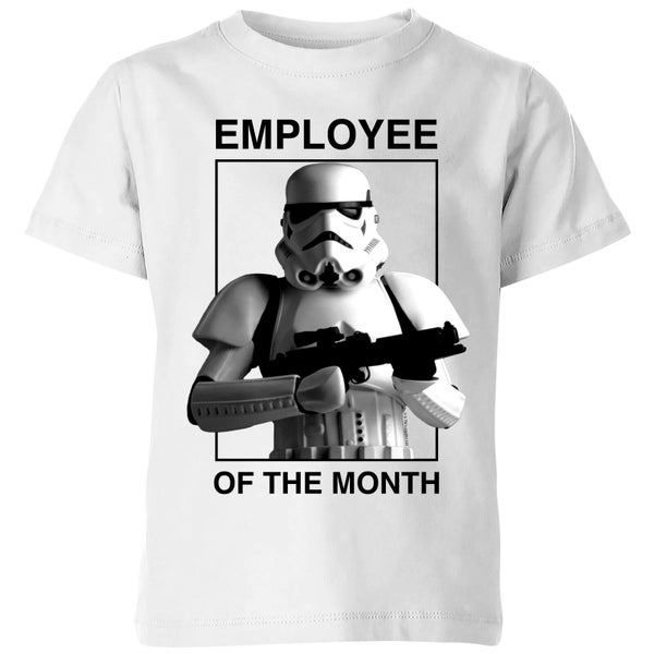 T-Shirt Enfant Employé du Mois Star Wars Classic - Blanc
