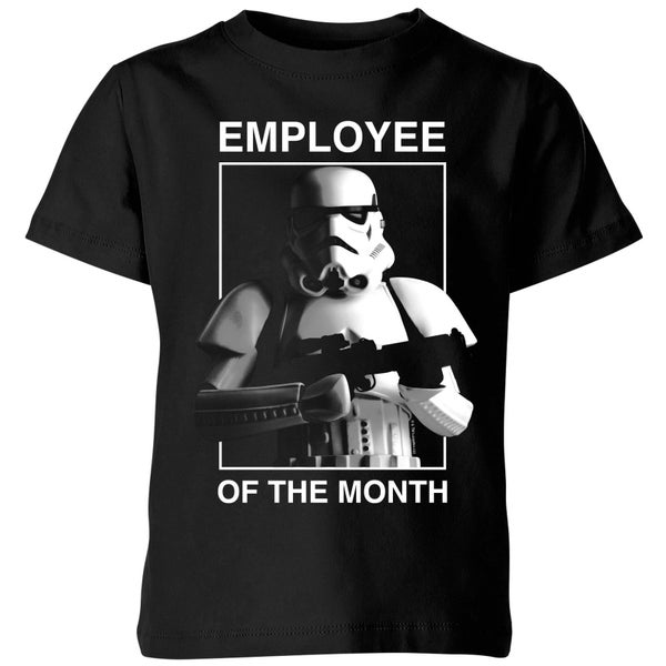 Star Wars Classic Employee Of The Month Kinder T-Shirt - Schwarz