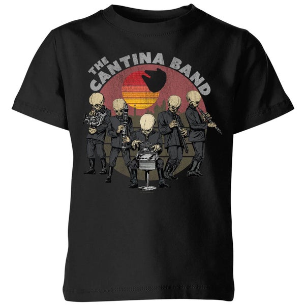 T-Shirt Enfant Cantina Band Star Wars Classic - Noir