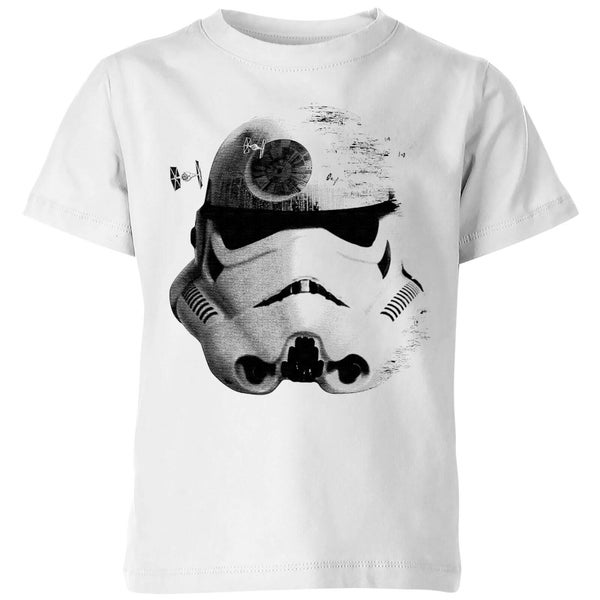 T-Shirt Enfant Command Stormtrooper Death Star Star Wars Classic - Blanc
