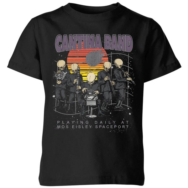 T-Shirt Enfant Cantina Band At Spaceport Star Wars Classic - Noir