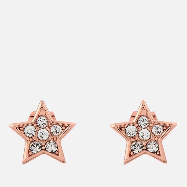 Ted Baker Women's Safire Pavé Shooting Star Stud Earrings - Rose Gold/Crystal