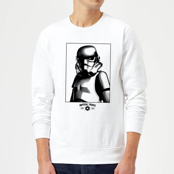 Sweat Homme Troupes Impériales Star Wars Classic - Blanc