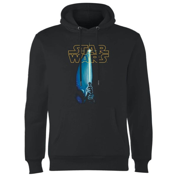 Sweat à Capuche Homme Sabre Laser Star Wars Classic - Noir