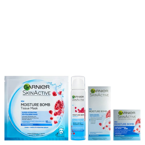 Garnier Moisture Bomb Hydrating Skincare Regime Kit