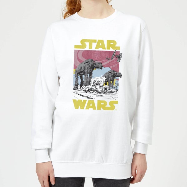 Star Wars ATAT Women's Sweatshirt - White